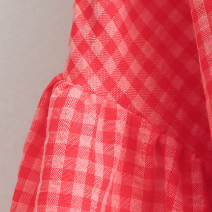 Crosa - Oversized Checkered Love Cardigan - Breezy Summer Cover-Up