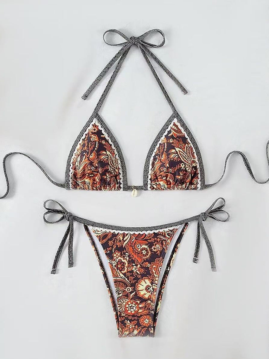 Isadora Floral Trim Bikini