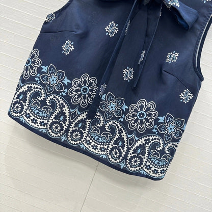 MIUMIU SLEEVELESS TOP AND SKIRT SET 264444