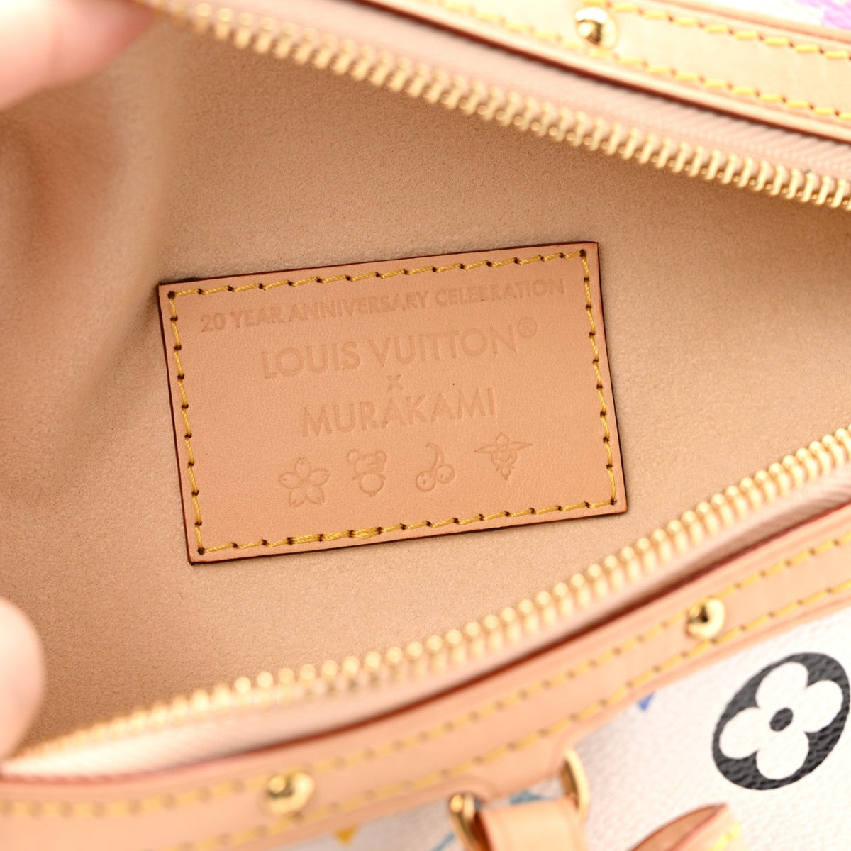 LV X TM Monogram Multicolor High Rise Bumbag White