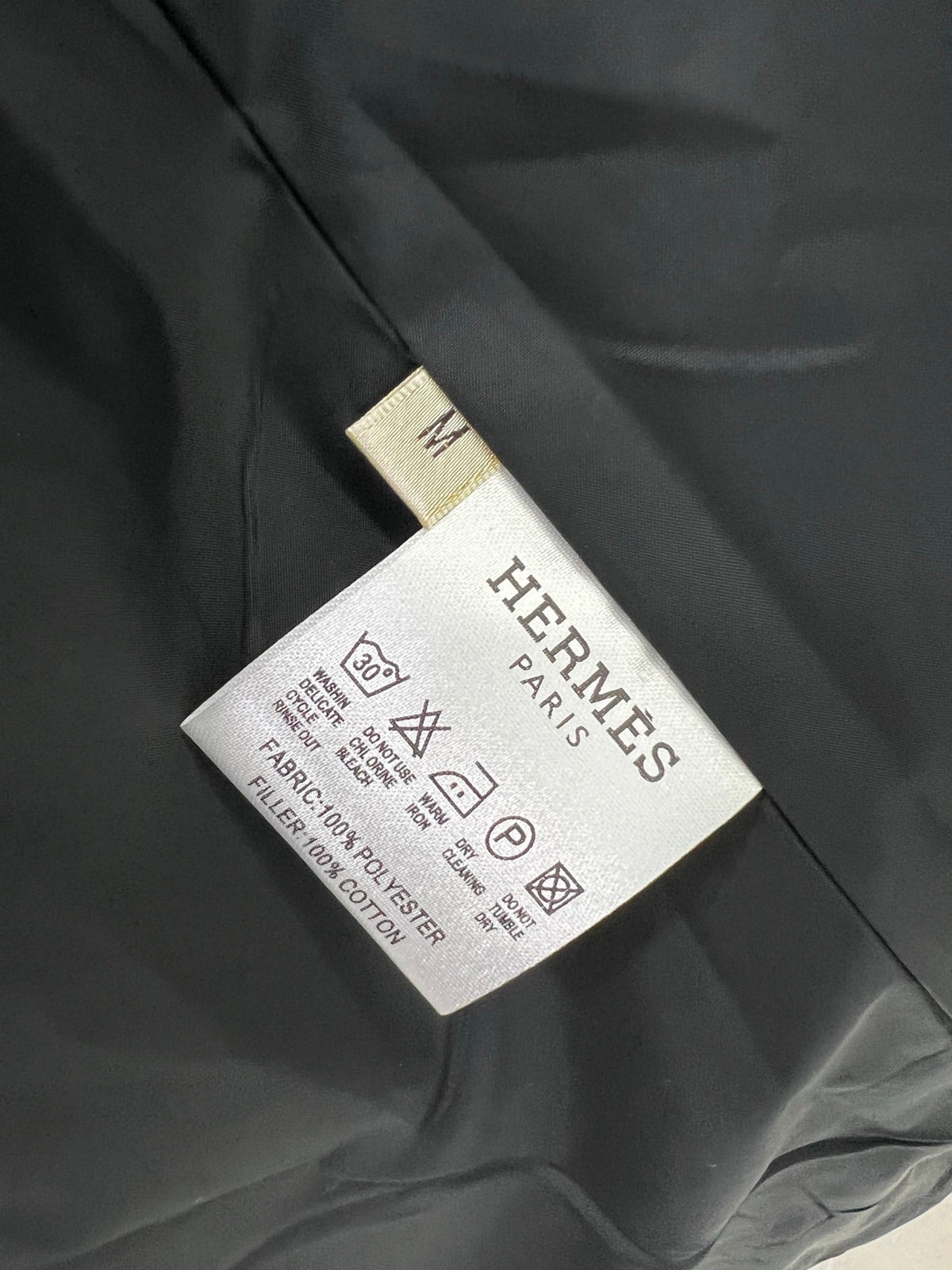 HM 25 Diamond-Guilted Padded Jacket Black Cotton and Polyester 302847
