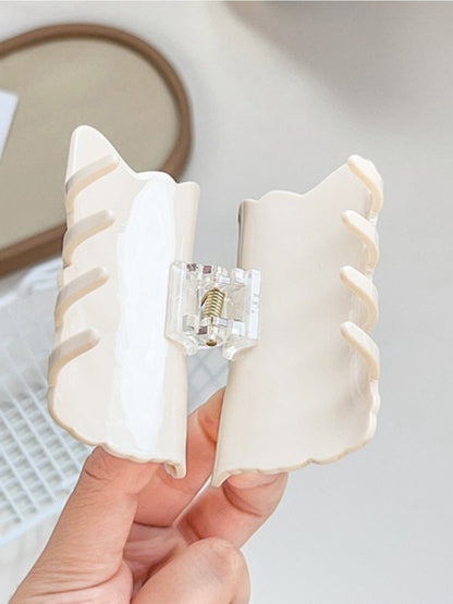 Clio - White Westie Dog-Shaped Hair Clips