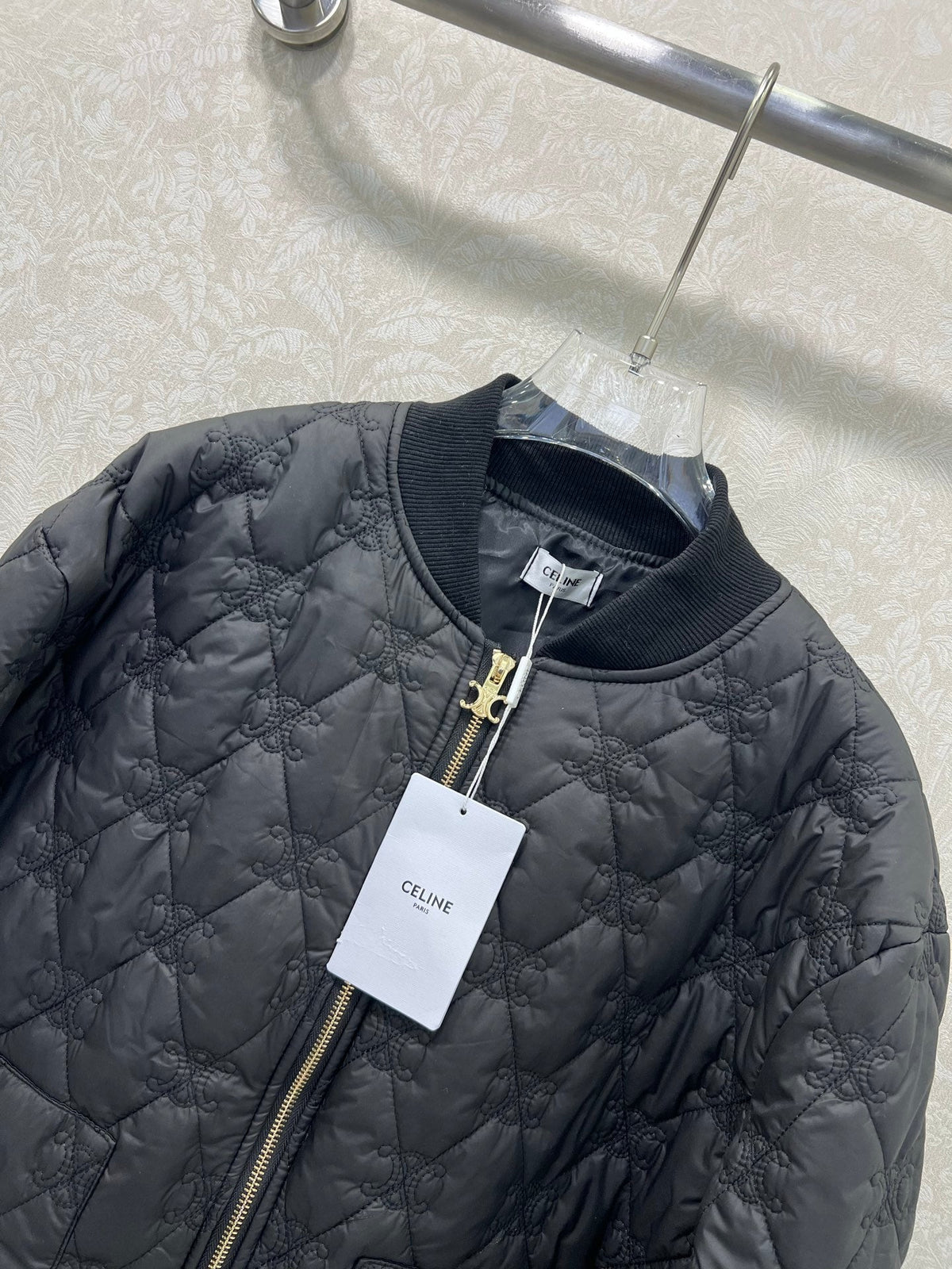 Celine 25 Jacket Black Polyester 302872