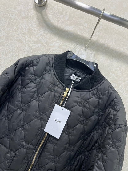 Celine 25 Jacket Black Polyester 302872