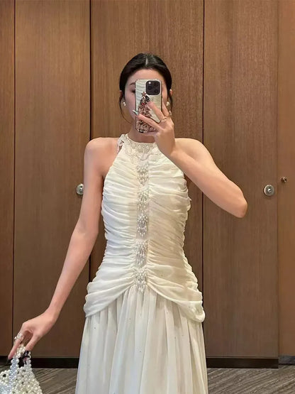 Anastasia Midi Dress In White