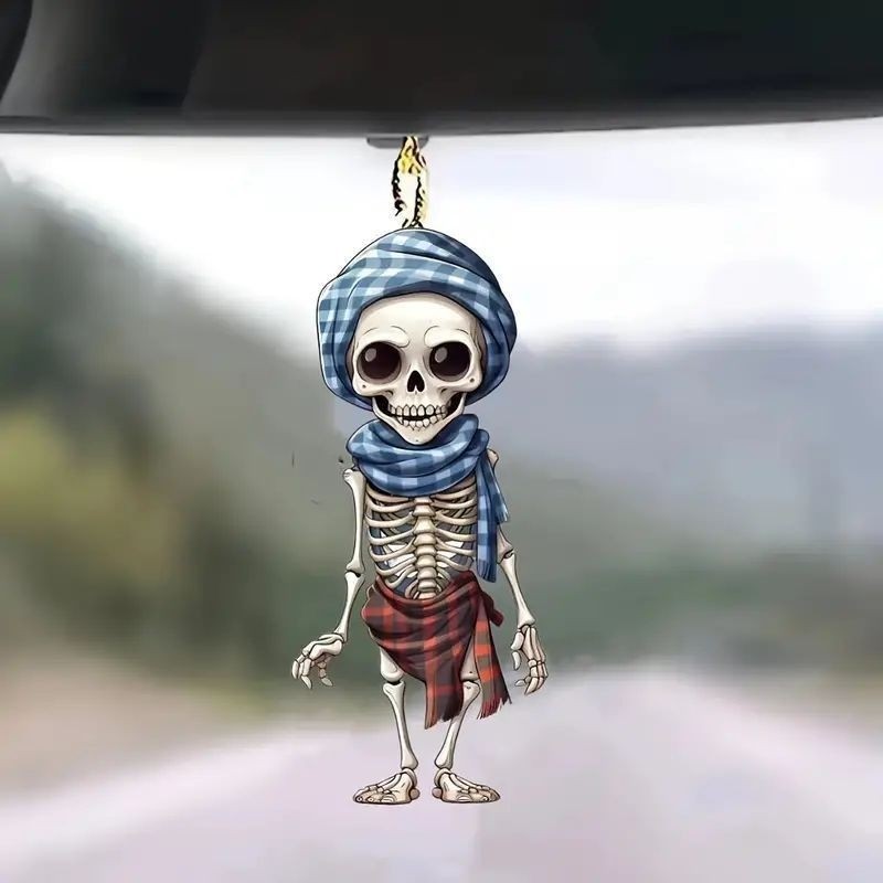 Halloween Acrylic Skull Ornament