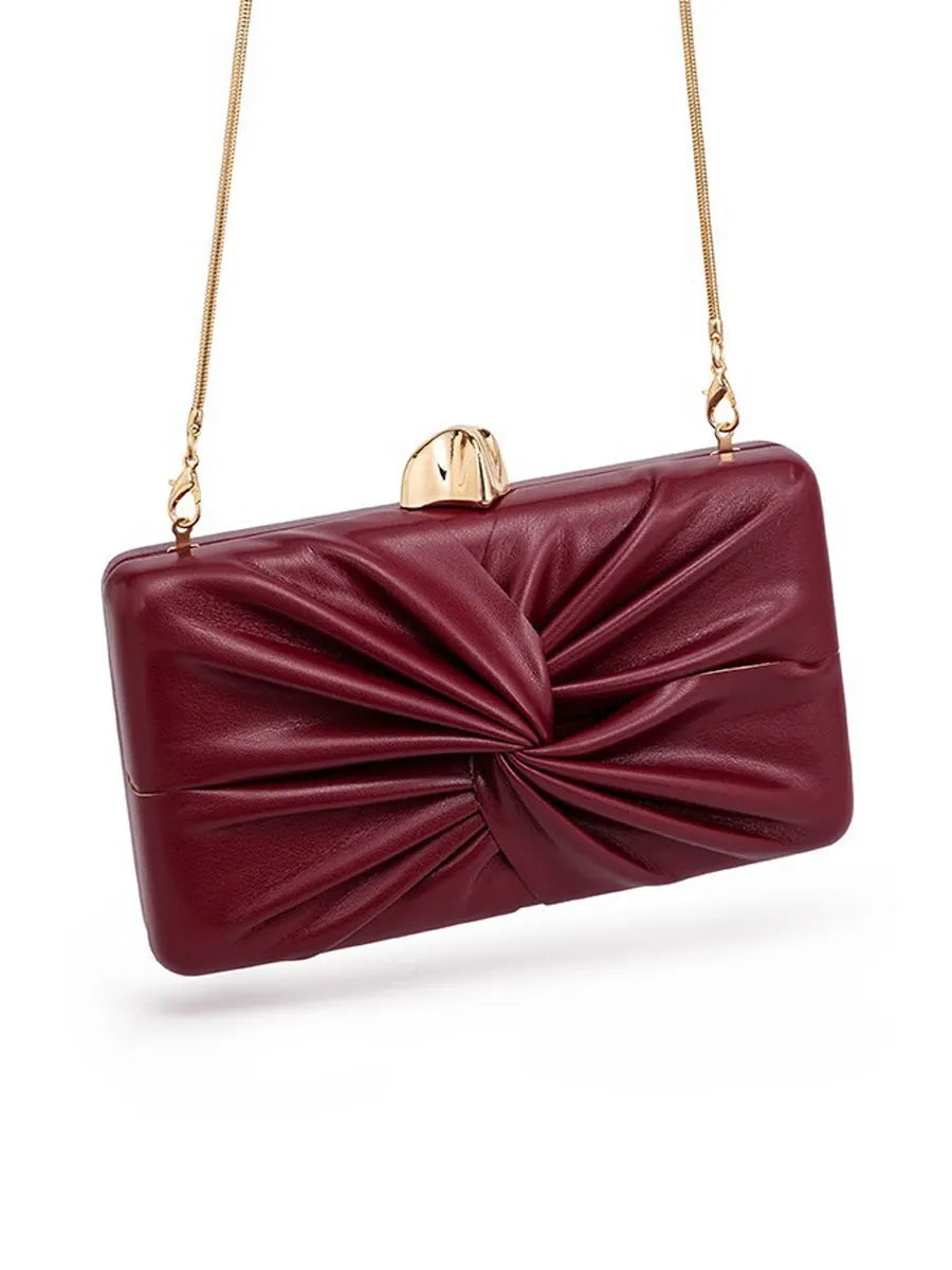 Maya Ruched Leather Bag