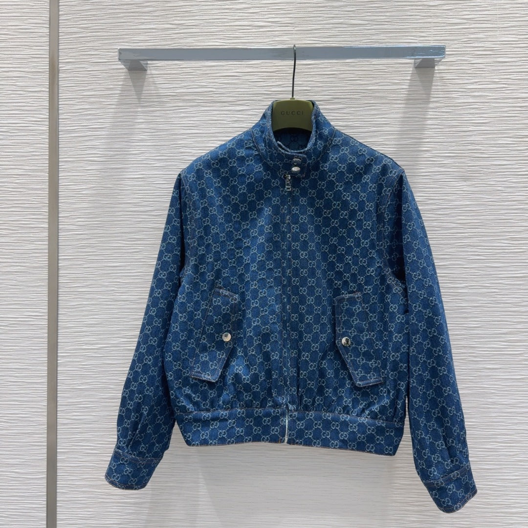 Gucci 2025 Logo Denim Set Cotton