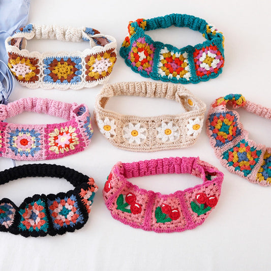 Haila - Floral Colorful Knit Headband - Cute &amp; Stylish
