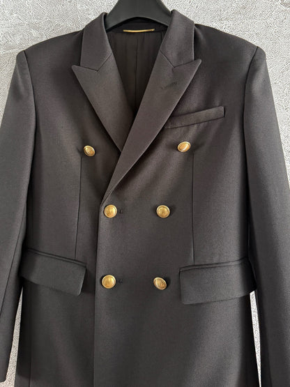 YSL Suit Jacket Black Wool