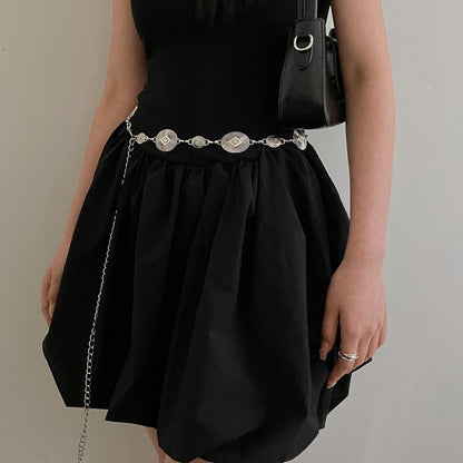Beco - Simple Oval Waist Chain Belt - Boho &amp; Chic