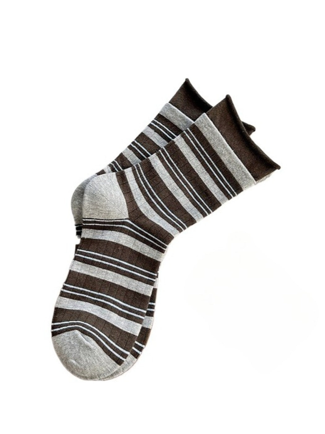 Rufia - Stripe Color-Block Mid-Calf Capsule Socks