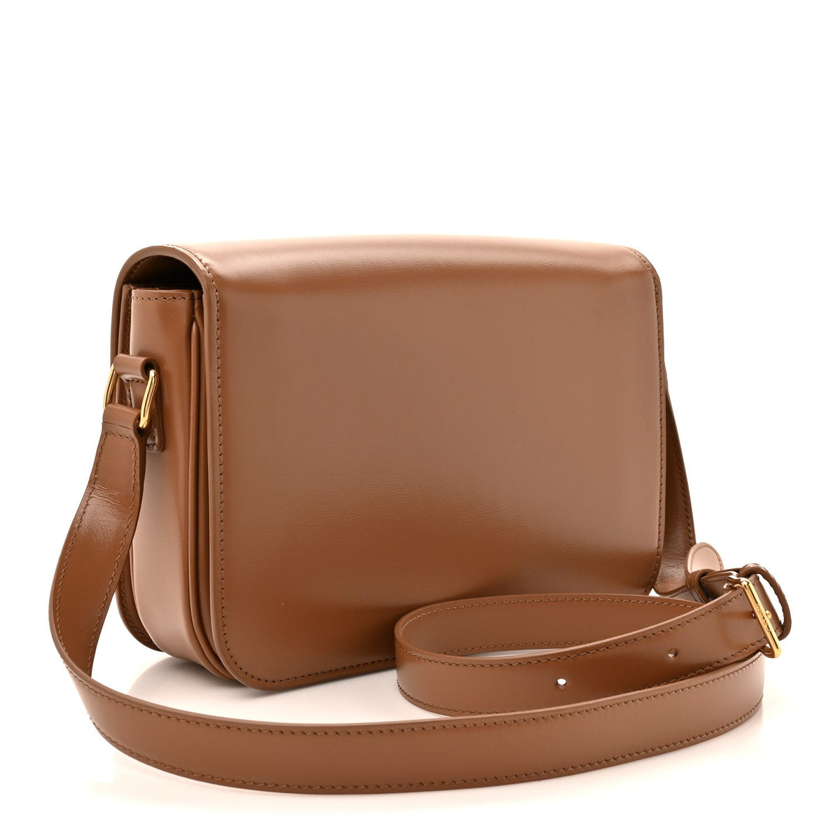 Shiny Calfskin Medium Triomphe Bronze