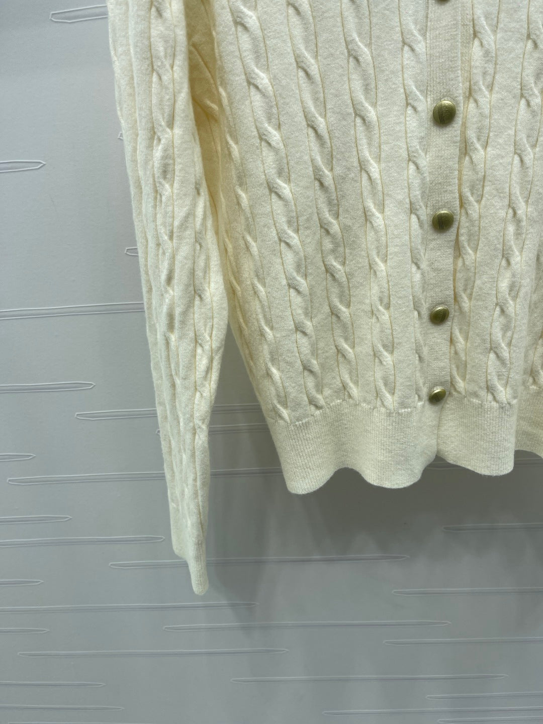 Miu Miu 25 Long Sleeve Knitted Sweater Wool 295626