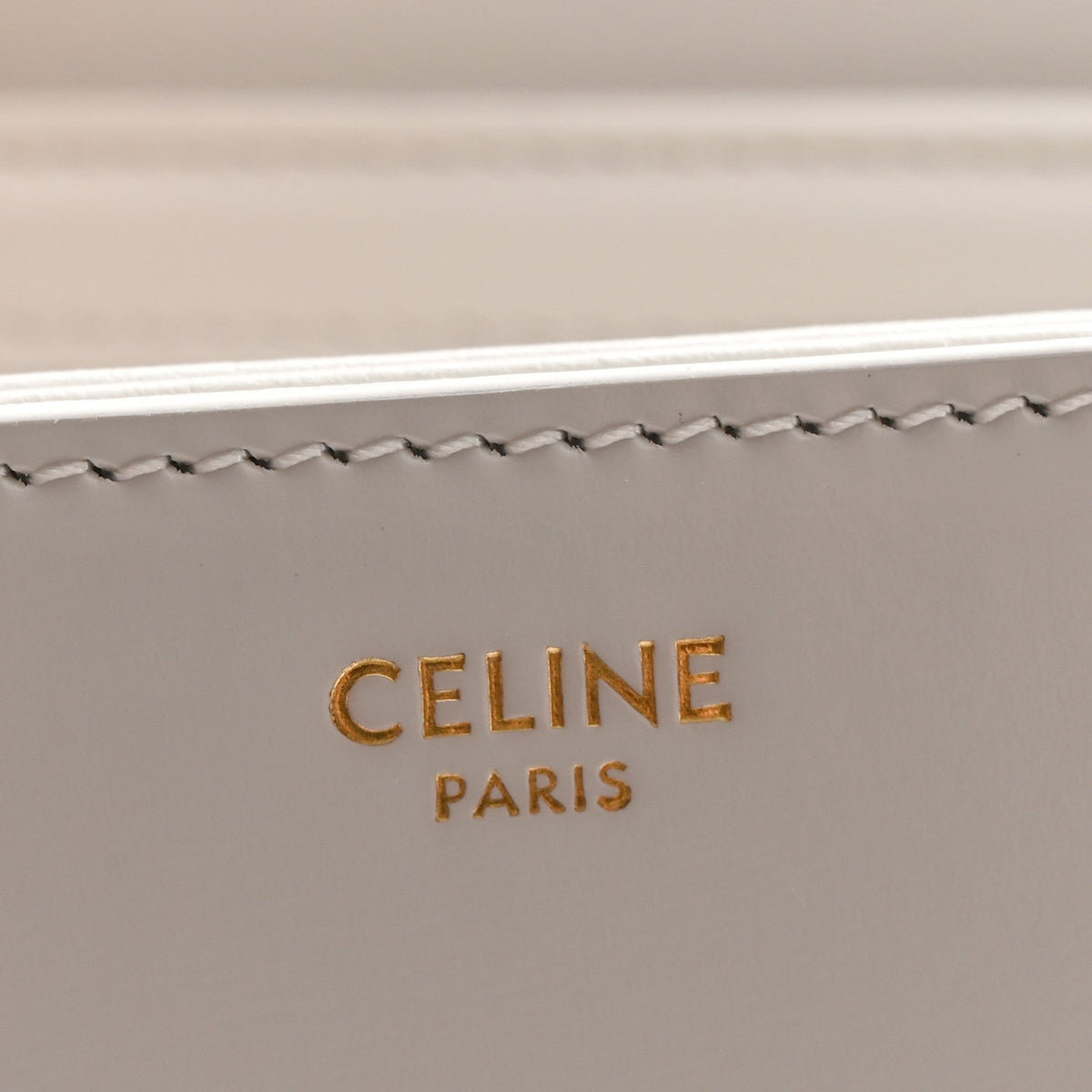 Shiny Calfskin Teen Triomphe White