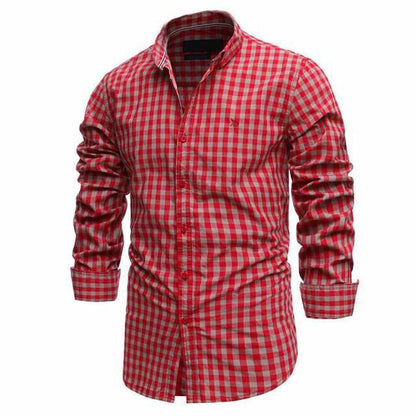 Sky Madrid Checkered Long Sleeve Shirt