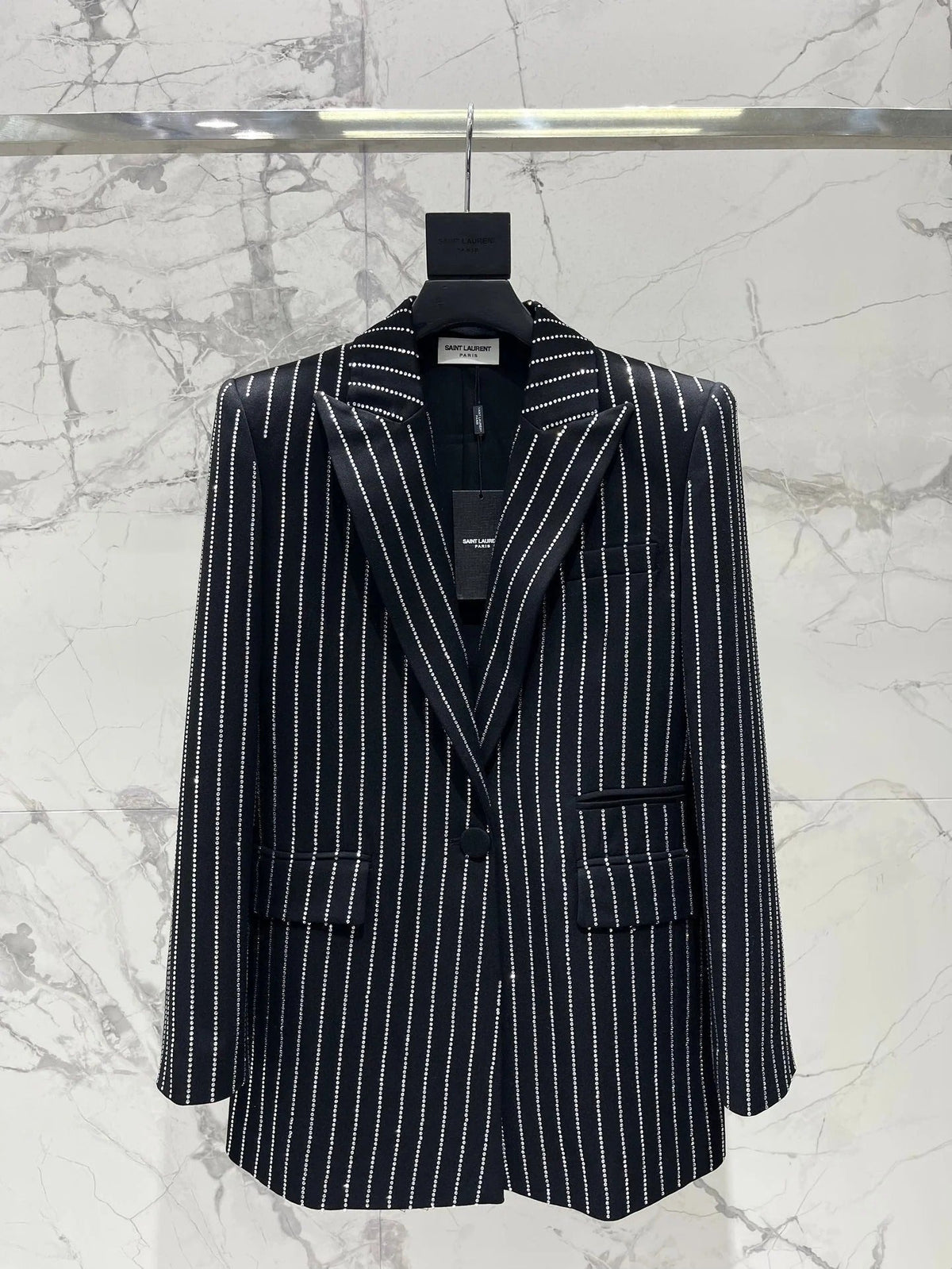 YSL 25S EMBELLISHED SUIT SET STYLE 213