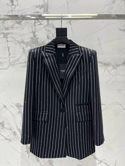 YSL 25S EMBELLISHED SUIT SET STYLE 213