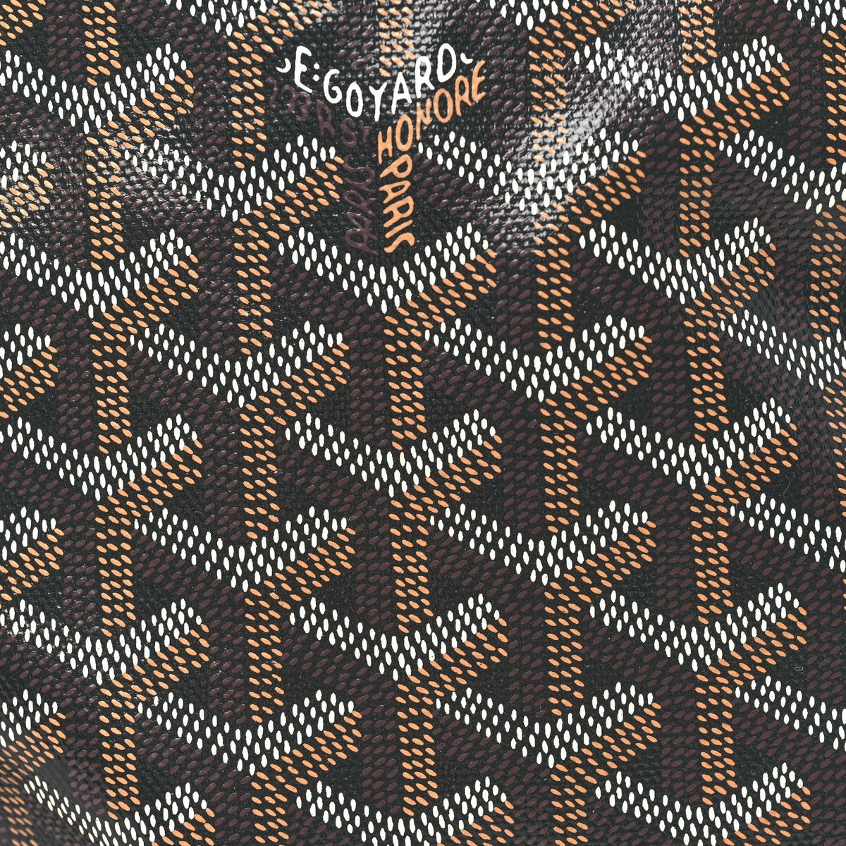 Goyardine Reversible Mini Anjou Black
