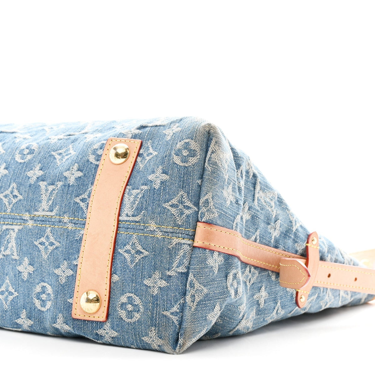 Monogram Denim CarryAll MM Blue