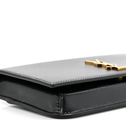 Calfskin Monogram Cassandre Phone Holder With Strap Black