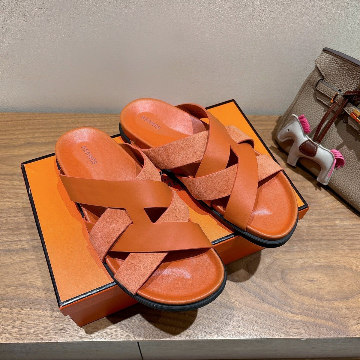 HM 25 Kazimir Sandal Calfskin Suede