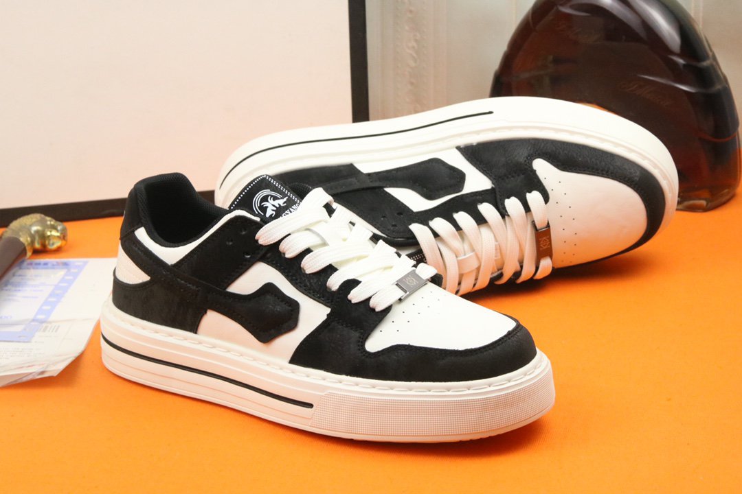 GG LIGHT FOAM BLACK LEATHER WHITE