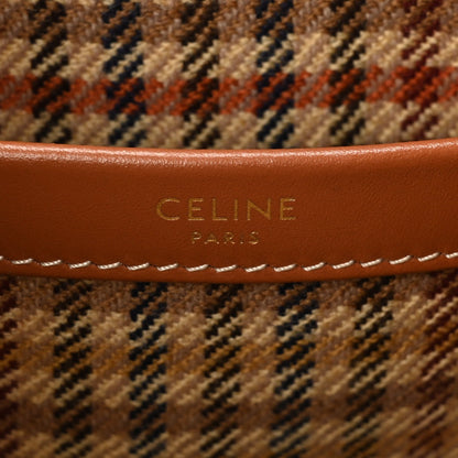 Tweed Calfskin Triomphe Small Multicolor