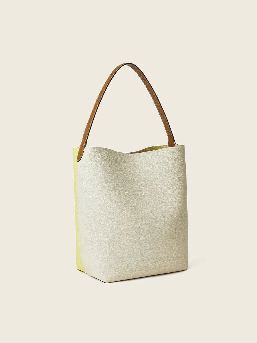 Emme Medium Binah Bucket Bag in Leather