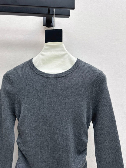 MIUMIU LONG-SLEEVE KNIT TOP STYLE 820