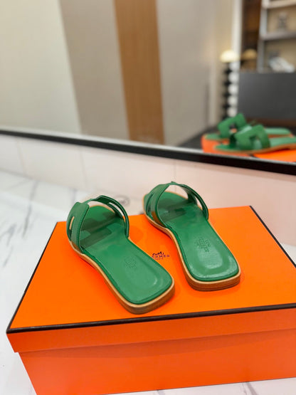 HM Oran Sandal Green Cowhide 294849