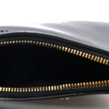 Patent Mini Hobo Black