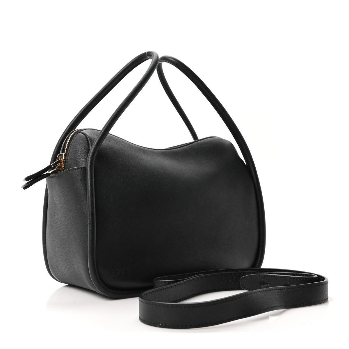 Soft Calfskin Darling Shoulder Bag Black