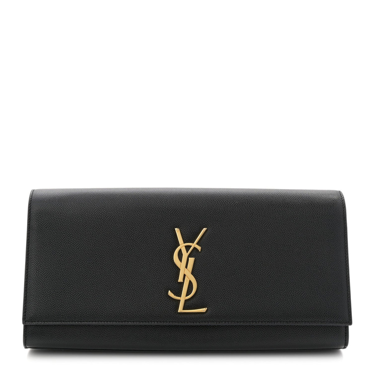 Grain De Poudre Monogram Cassandre Clutch Black