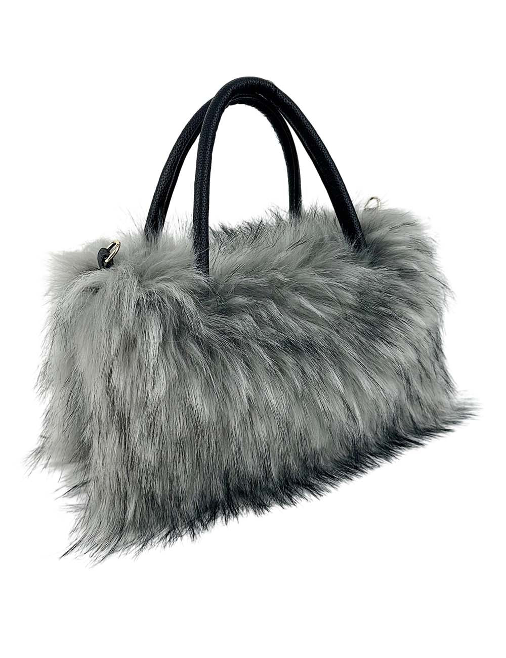 Fluffy Faux Fur Large Capacity Tote Handbag