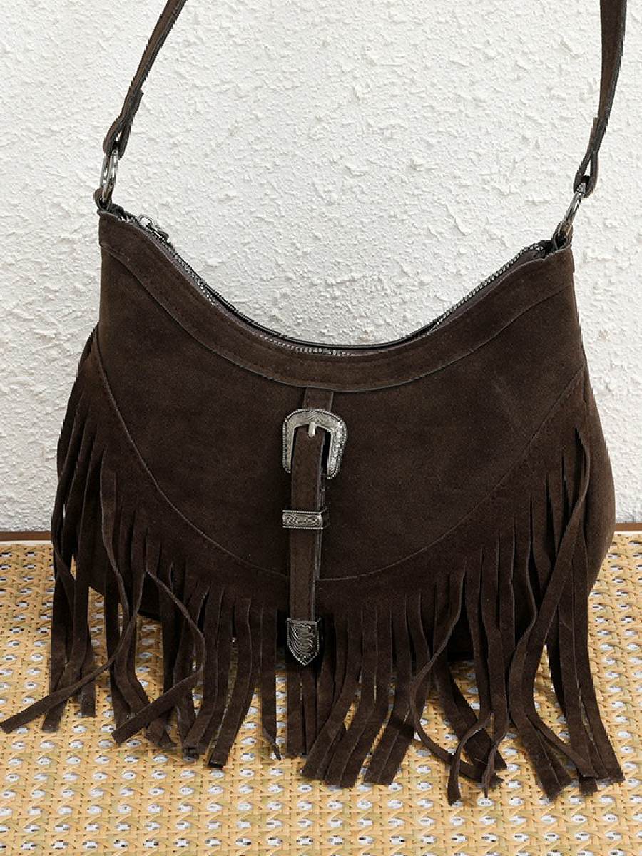 Arielle Fringed Shoulder Bag