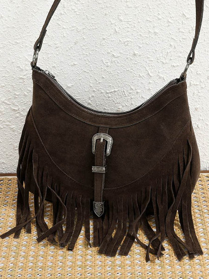 Arielle Fringed Shoulder Bag