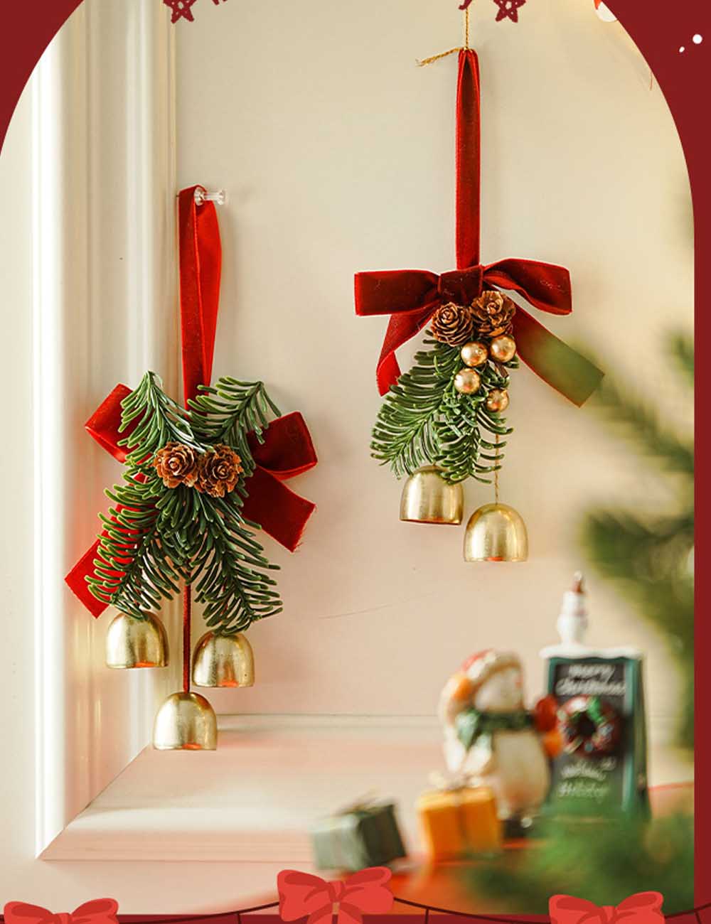 Funny Jingle Bell Christmas Tree Hanging Ornament