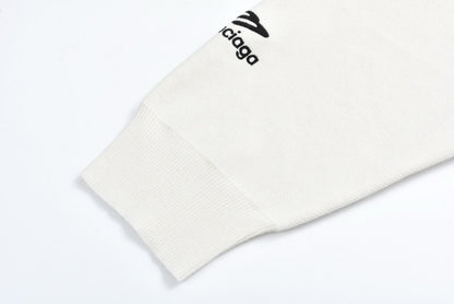 Balenciaga 25 Sweater White Wool 0007