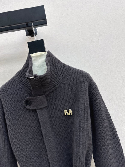 MAX MARA 25S STAND COLLAR CARDIGAN COAT 036
