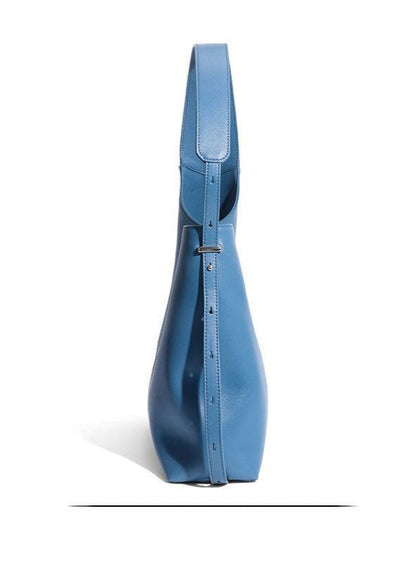 Soft Leather Tote Bag With Adjustable Shoulder Strap