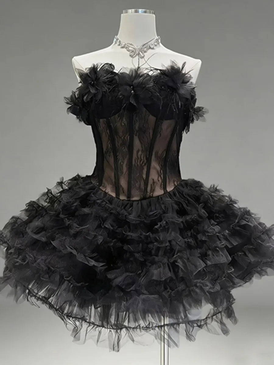Camille Sweet Lace Mini Dress