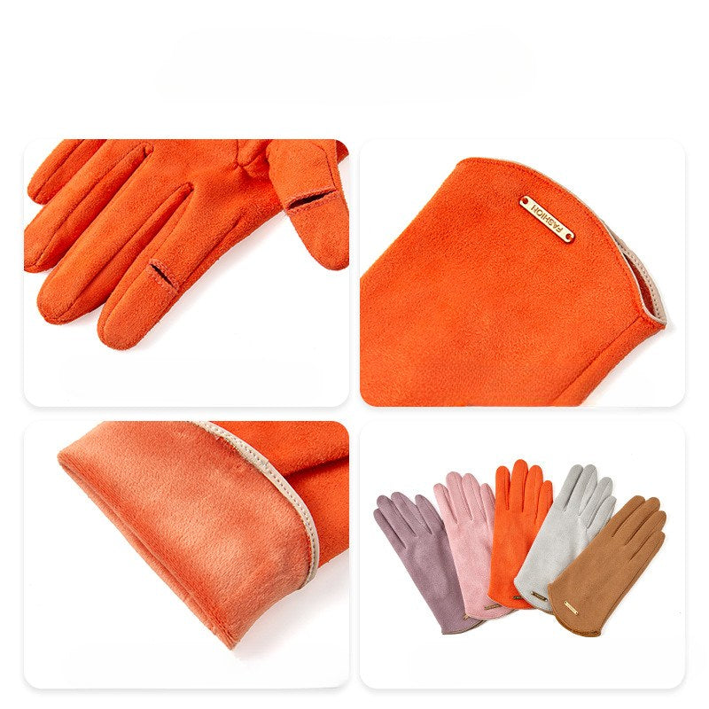 Simpple Solid Color Windproof Gloves