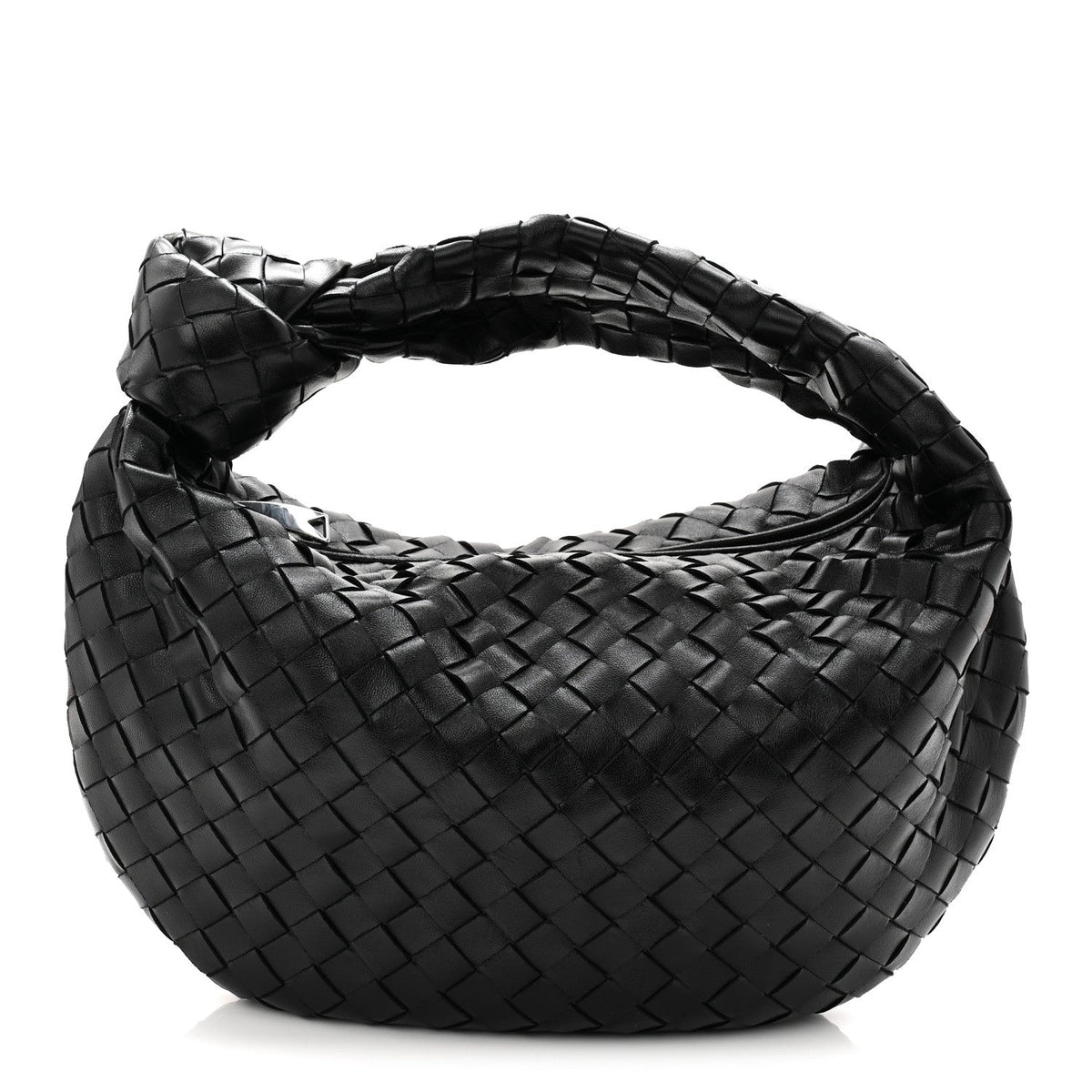 Nappa Intrecciato Teen Jodie Hobo Black