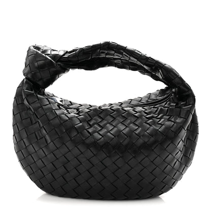 Nappa Intrecciato Teen Jodie Hobo Black