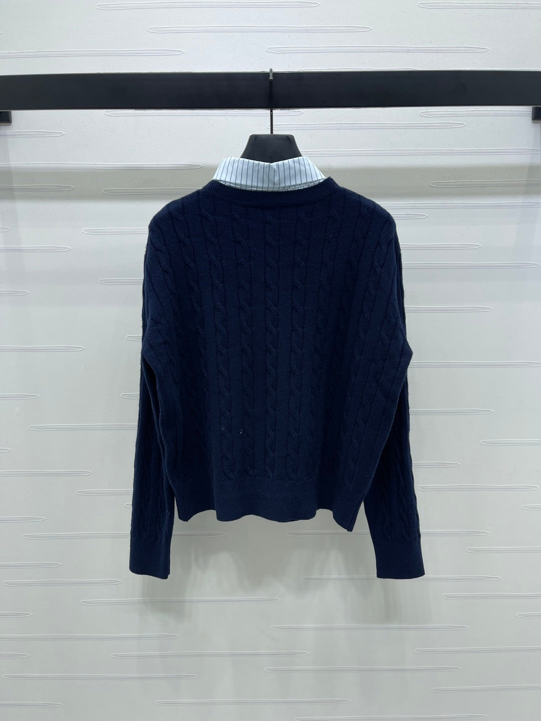 Miu Miu 25 Long Sleeve Knitted Sweater Wool 295626