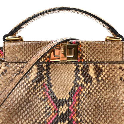 Snakeskin Mini Peekaboo Iconic Satchel Daisy Roccia