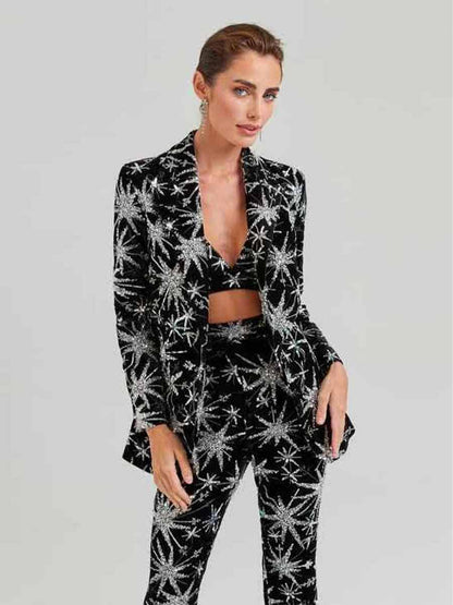 Matilda Long Sleeve Star Blazer Set