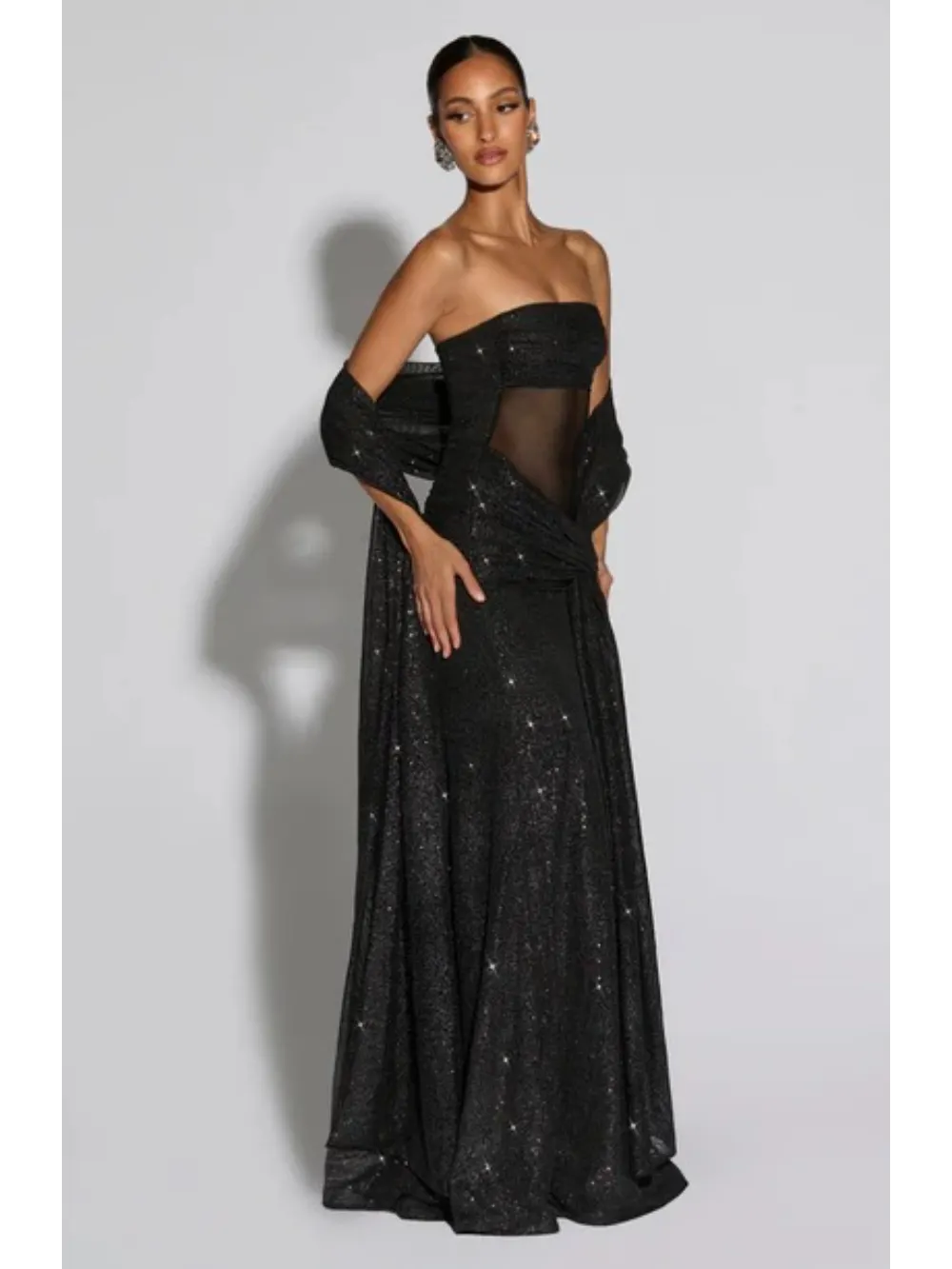 Anika Maxi Dress In Black