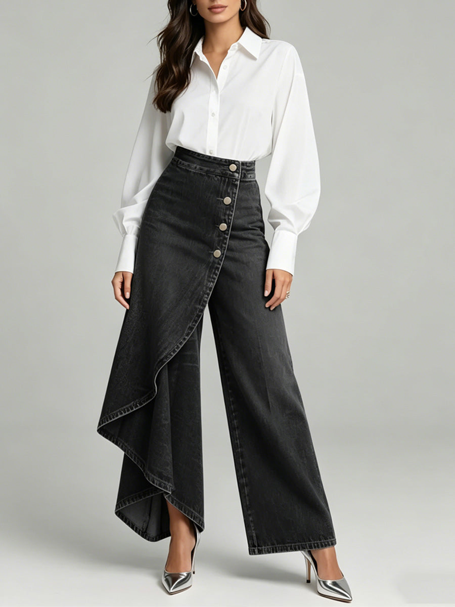 Esme Ruffled Jeans